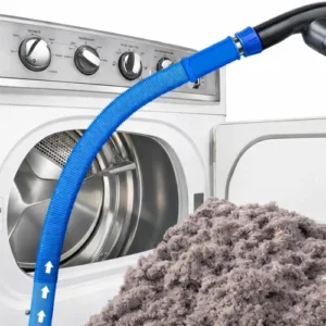 Clothes Dryer Vent Cleaner Kit with Vacuum Hose Attachment Brush, Lint Remover